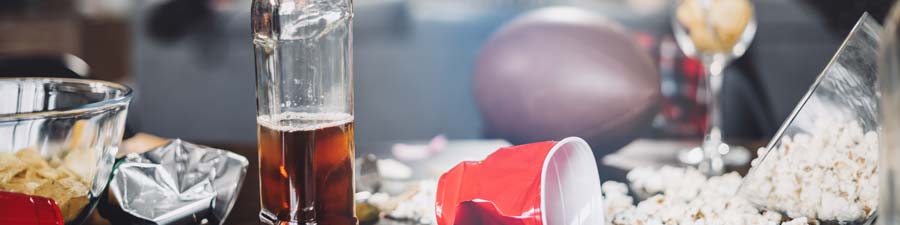 drugs and alcohol at college party