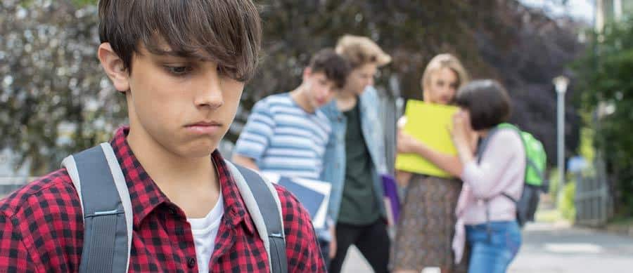 child being pressured by friends