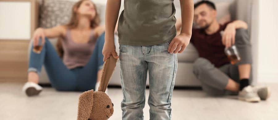 child with alcoholic parents